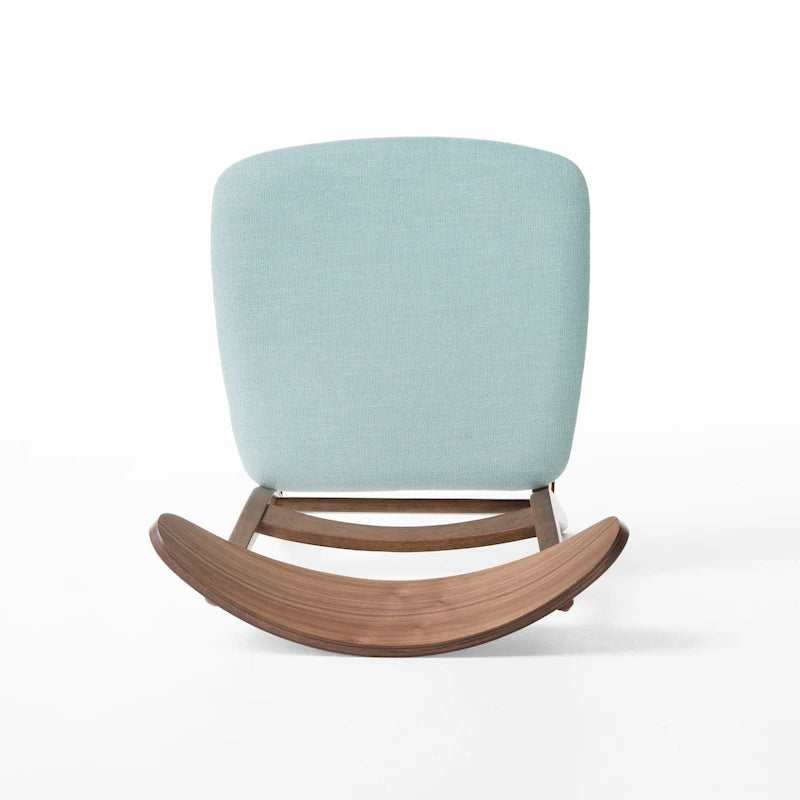 Mid-Century Modern Upholstered Rubberwood Dining Chair with Splayed Legs, Set of 2, Multi-Color