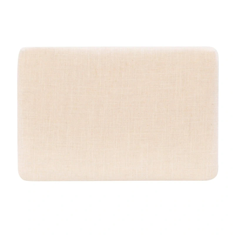 Backless Upholstered Counter Stool with Rubberwood Frame and Silver Nailhead Trim, Multi-Color