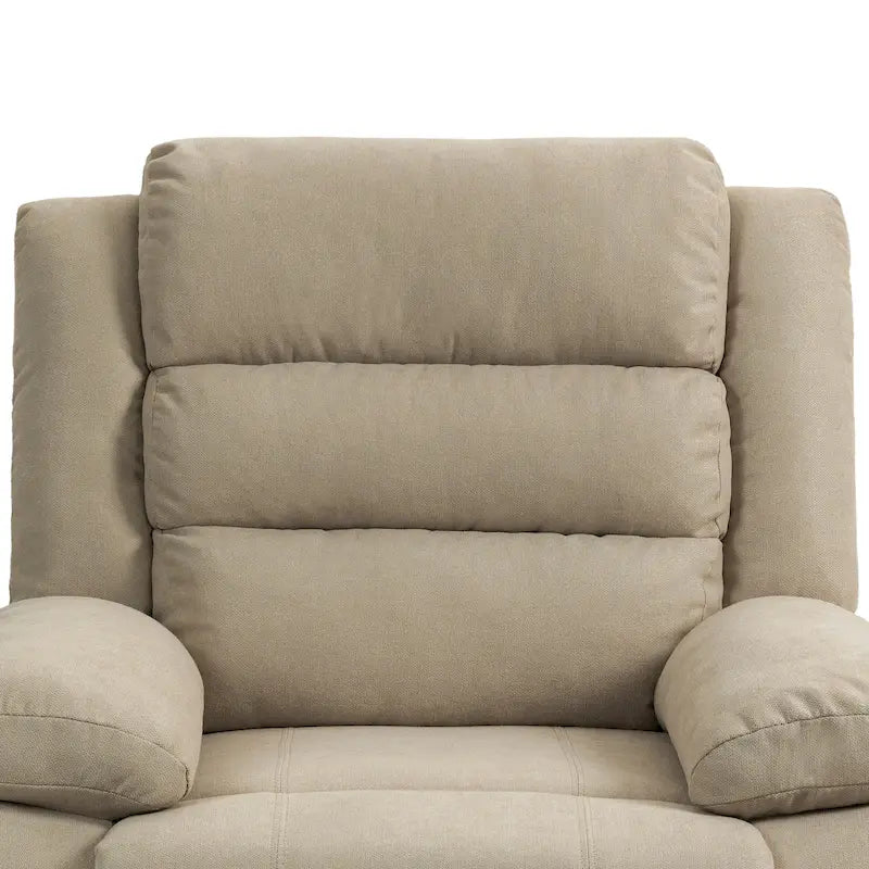 Classic Manual Pushback Recliner Chair with High Back and Rolled Arms, Set of 2, Multi-Color