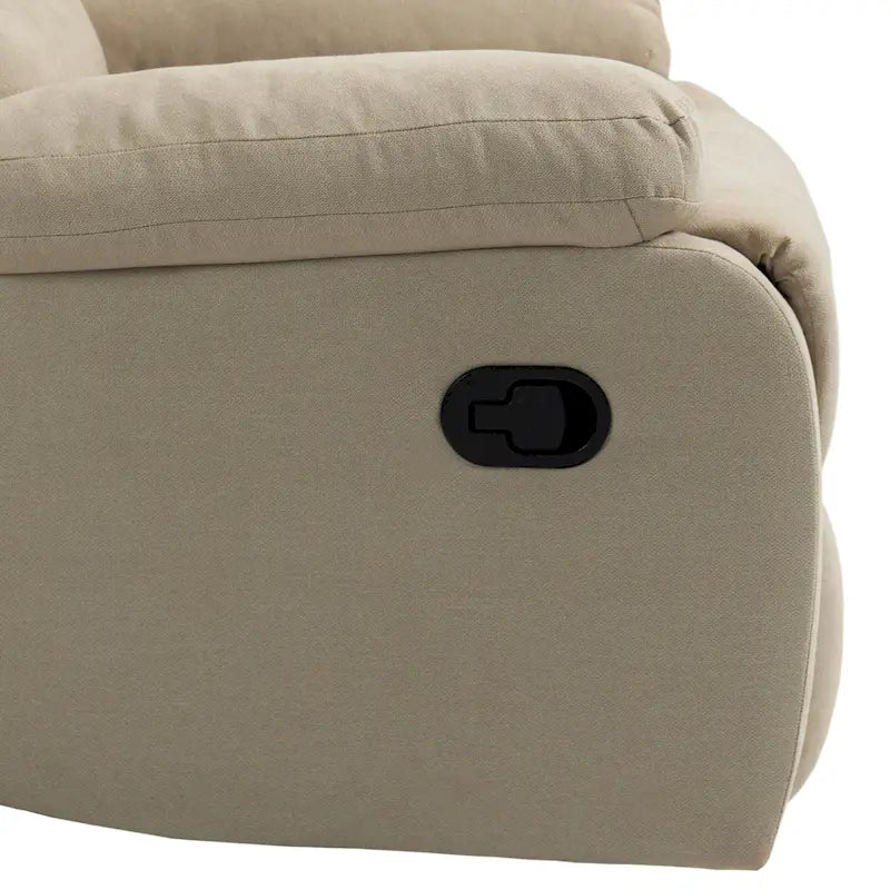 Classic Manual Pushback Recliner Chair with High Back and Rolled Arms, Set of 2, Multi-Color