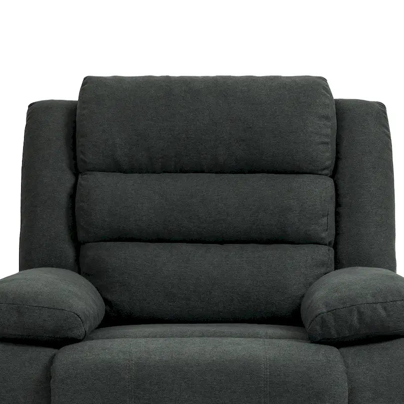 Classic Manual Pushback Recliner Chair with High Back and Rolled Arms, Set of 2, Multi-Color