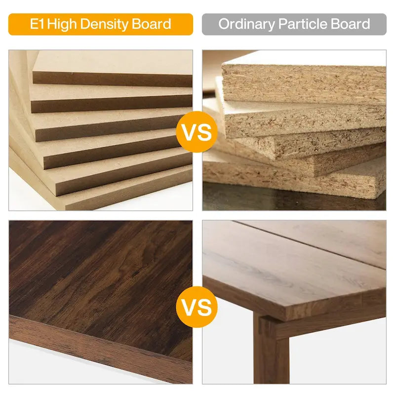 55" Industrial Computer Desk with Z-Shape Metal Legs and MDF Top, Multi-Color