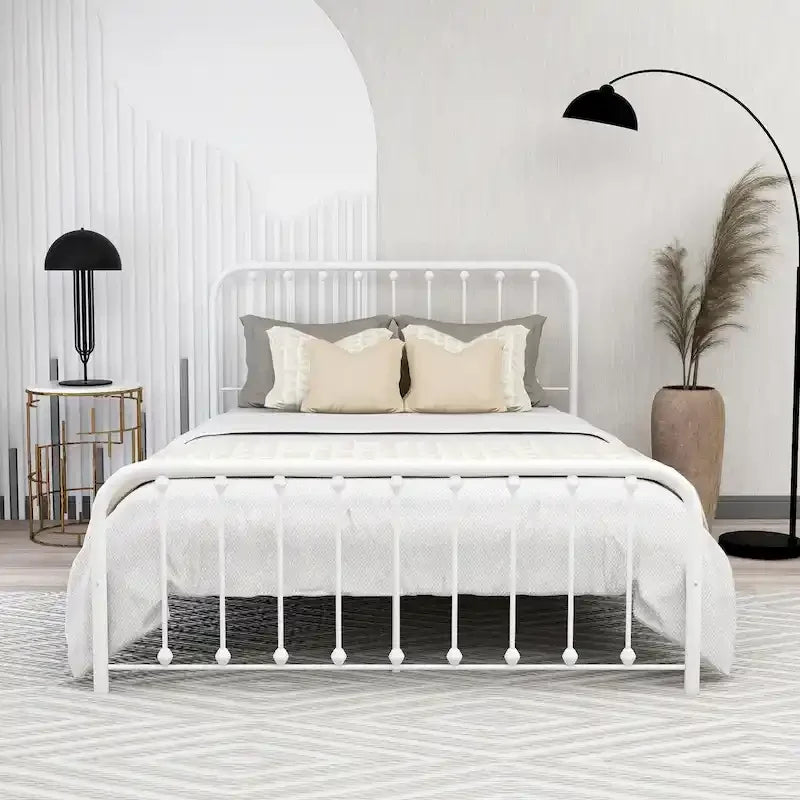 Alazyhome Sturdy Metal Platform Bed Frame